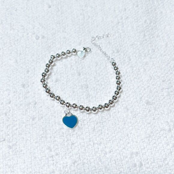 Heart dangle bracelet M240 - Picture 2 of 3